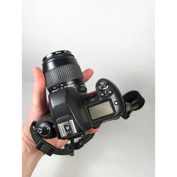 Nikon N80 35mm Film Camera AS-IS UNTESTED Body & Lens - Picture 7 of 13